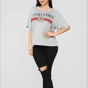 Good Vibes Only 100% SuperSoft Tee•XL